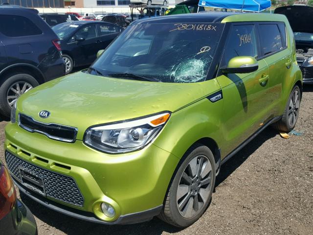 KNDJX3A55E7731758 - 2014 KIA SOUL ! Yaşıl foto 2