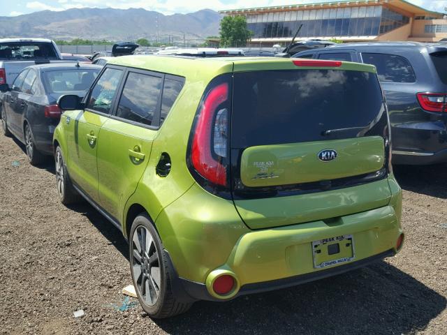 KNDJX3A55E7731758 - 2014 KIA SOUL ! Yaşıl foto 3