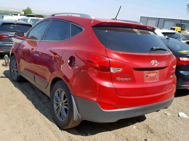 KM8JUCAG1FU017828 - 2015 HYUNDAI TUCSON LIM RED photo 3