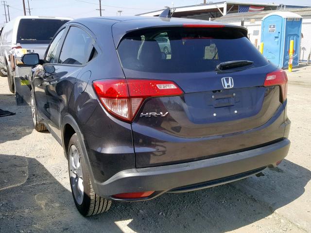 3CZRU5H55GM712532 - 2016 HONDA HR-V EX BLACK photo 3