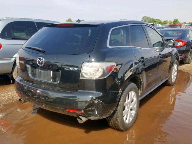 JM3ER29L780203734 - 2008 MAZDA CX-7 BLACK photo 4