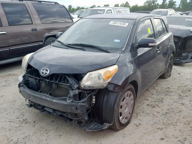 JTKKU4B48C1023702 - 2012 TOYOTA SCION XD BLACK photo 2