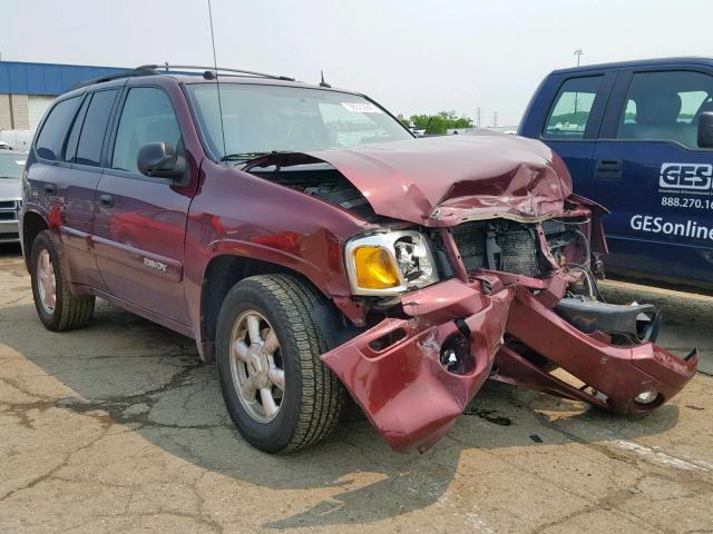 1GKDT13S252110026 - 2005 GMC ENVOY RED photo 1