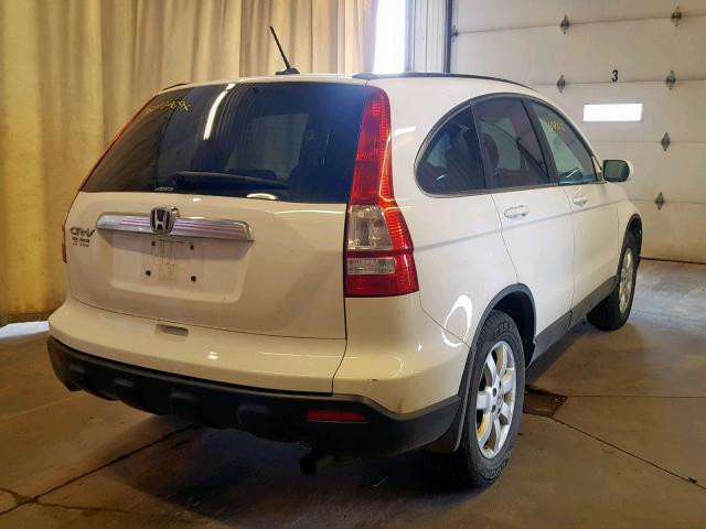 5J6RE48708L049804 - 2008 HONDA CR-V EXL WHITE photo 4