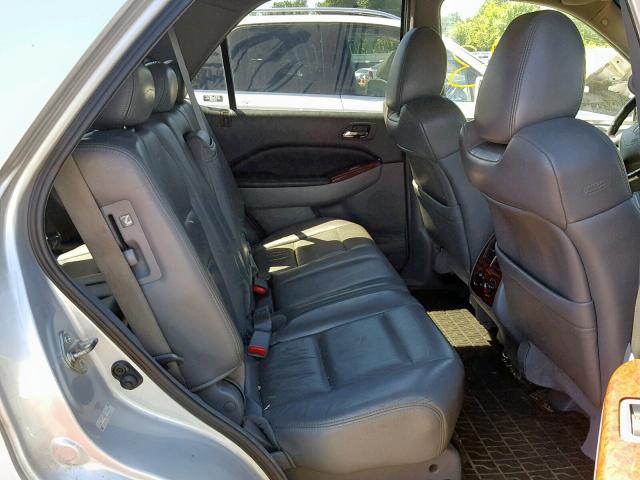 2HNYD18875H524203 - 2005 ACURA MDX TOURIN SILVER photo 6