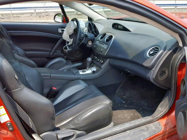 4A3AK64F57E058244 - 2007 MITSUBISHI ECLIPSE ES ORANGE photo 5