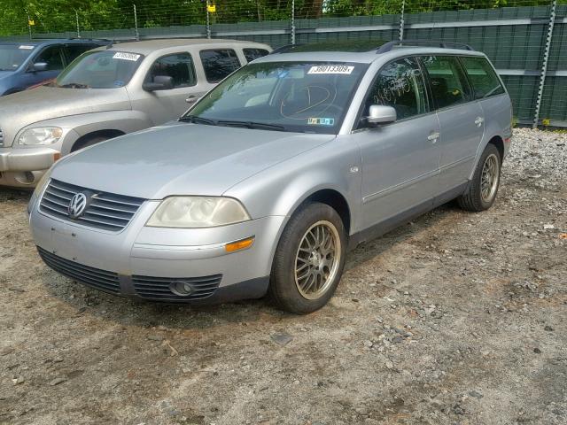 WVWVD63BX4E074965 - 2004 VOLKSWAGEN PASSAT GLS SILVER photo 2