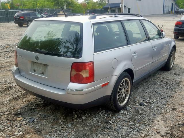 WVWVD63BX4E074965 - 2004 VOLKSWAGEN PASSAT GLS SILVER photo 4