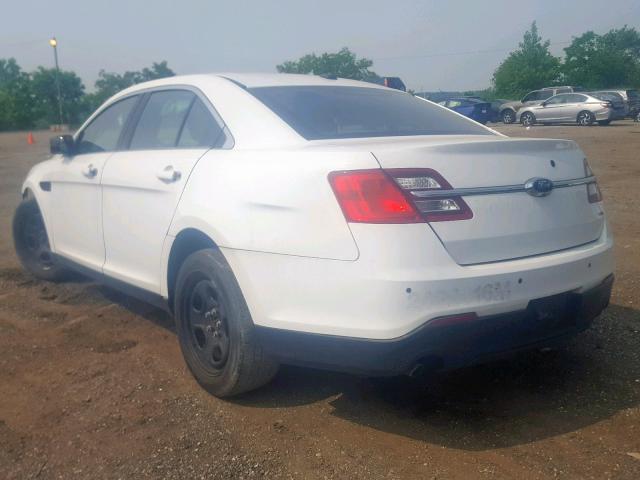 1FAHP2MK3GG125281 - 2016 FORD TAURUS POL WHITE photo 3