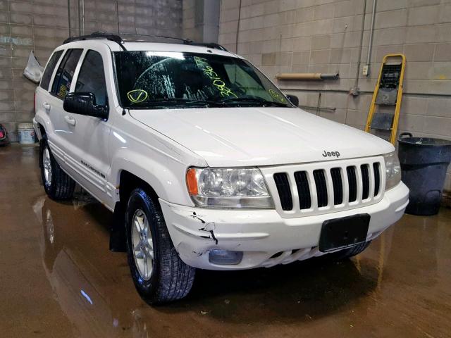 1J4GW58N8YC154972 - 2000 JEEP GRAND CHER WHITE photo 1