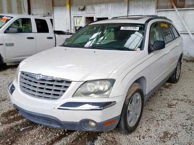 2C8GM68454R614386 - 2004 CHRYSLER PACIFICA WHITE photo 2