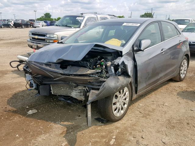 KMHD35LH0GU325446 - 2016 HYUNDAI ELANTRA GT SILVER photo 2