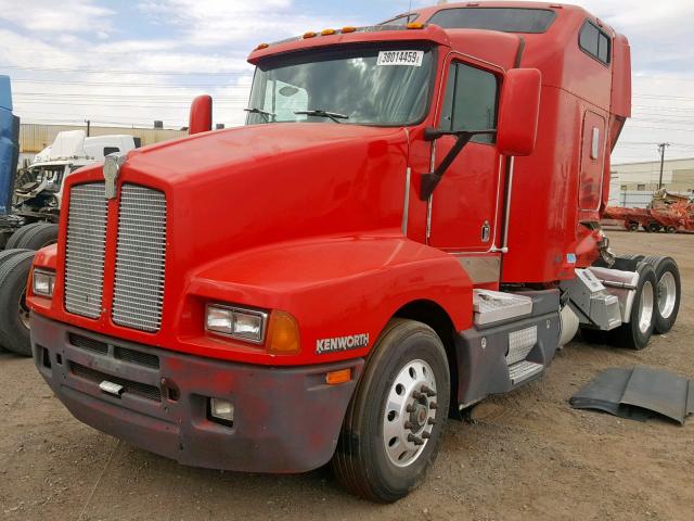 1XKAD69X2SJ672770 - 1995 KENWORTH CONSTRUCTI RED photo 2