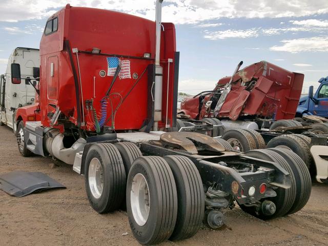 1XKAD69X2SJ672770 - 1995 KENWORTH CONSTRUCTI RED photo 3