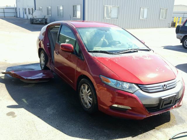 JHMZE2H5XAS024637 - 2010 HONDA INSIGHT LX RED photo 1