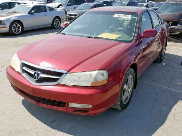 19UUA56692A029941 - 2002 ACURA 3.2TL RED photo 2