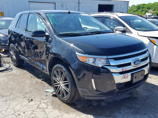 2FMDK3JC7DBA97168 - 2013 FORD EDGE SEL BLACK photo 1