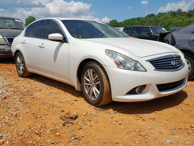 JN1CV6AP4CM620301 - 2012 INFINITI G37 BASE WHITE photo 1