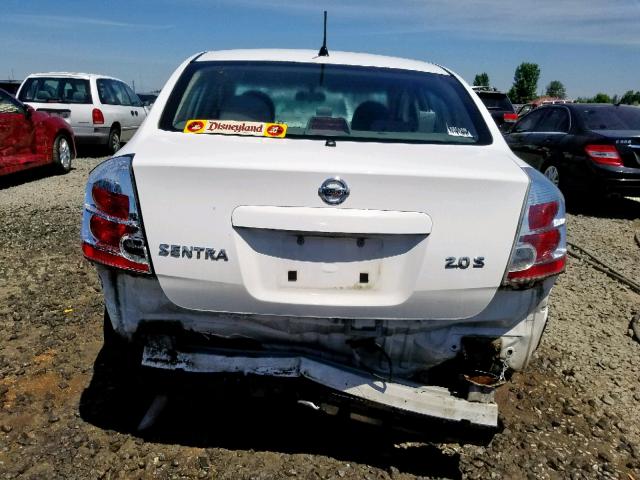 3N1AB61E27L681127 - 2007 NISSAN SENTRA 2.0 WHITE photo 9