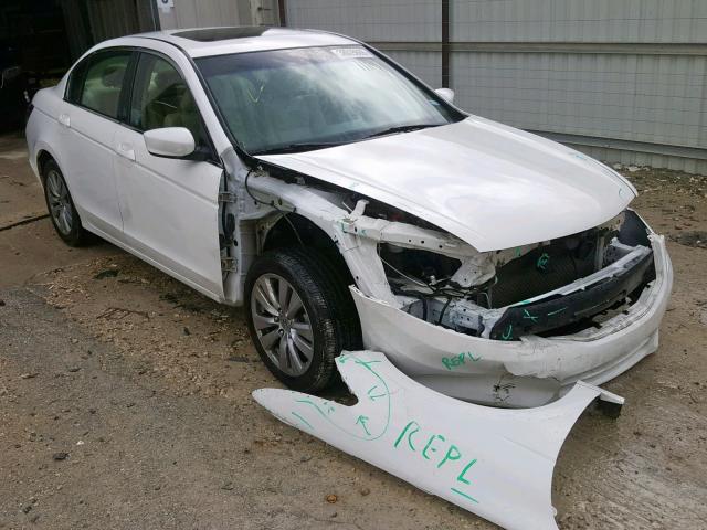 1HGCP2F8XBA116919 - 2011 HONDA ACCORD EXL WHITE photo 1