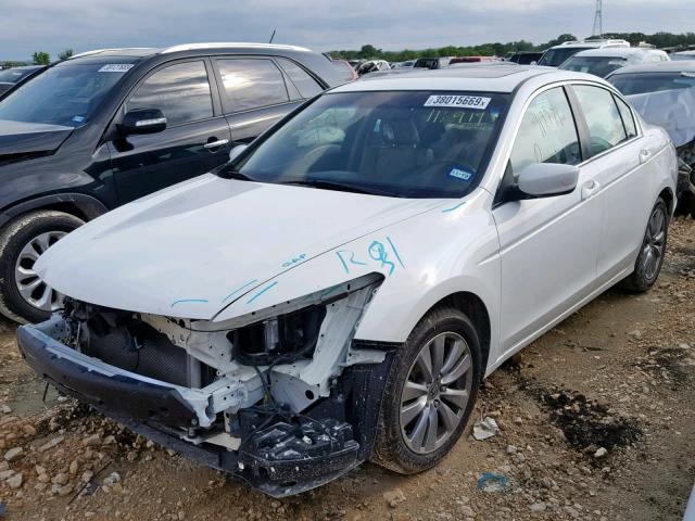 1HGCP2F8XBA116919 - 2011 HONDA ACCORD EXL WHITE photo 2