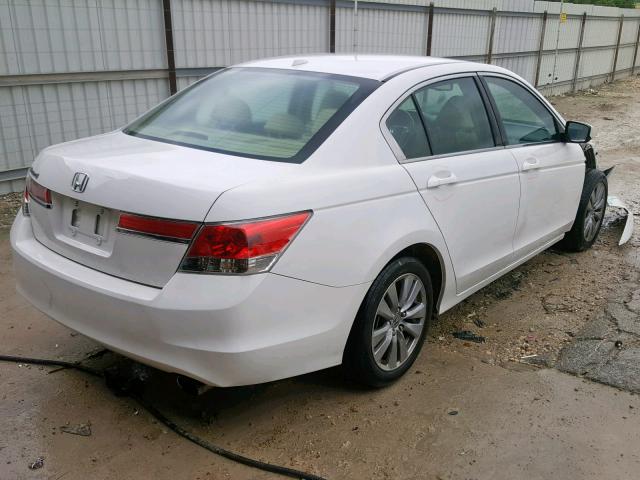 1HGCP2F8XBA116919 - 2011 HONDA ACCORD EXL WHITE photo 4