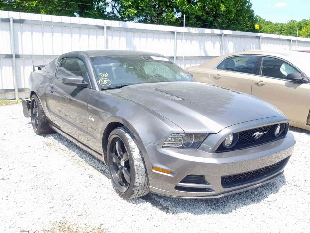 1ZVBP8CF3E5272438 - 2014 FORD MUSTANG GT GRAY photo 1