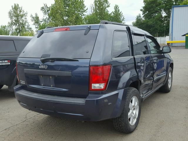 1J8GR48K39C531747 - 2009 JEEP GRAND CHER BLUE photo 4