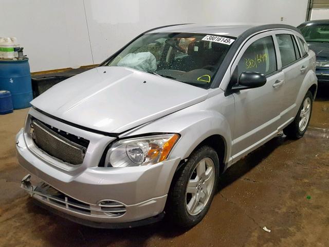 1B3HB48A49D259602 - 2009 DODGE CALIBER SX SILVER photo 2