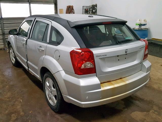 1B3HB48A49D259602 - 2009 DODGE CALIBER SX SILVER photo 3