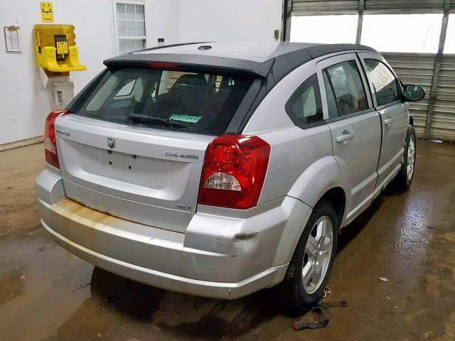 1B3HB48A49D259602 - 2009 DODGE CALIBER SX SILVER photo 4