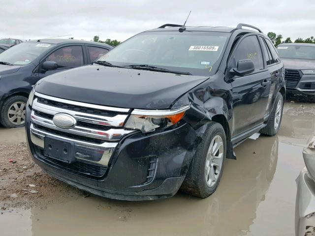 2FMDK3G90CBA12276 - 2012 FORD EDGE SE BLACK photo 2