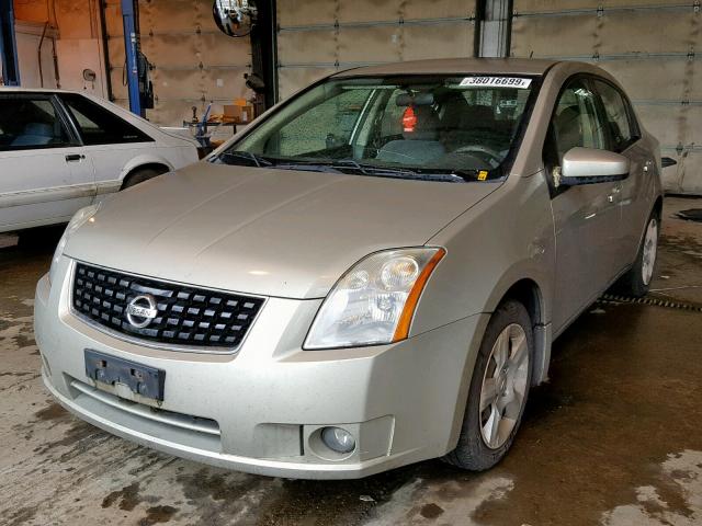 3N1AB61E28L615288 - 2008 NISSAN SENTRA 2.0 TAN photo 2