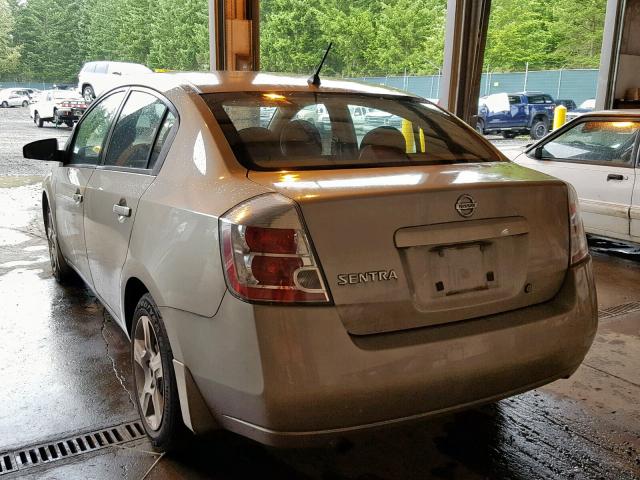 3N1AB61E28L615288 - 2008 NISSAN SENTRA 2.0 TAN photo 3