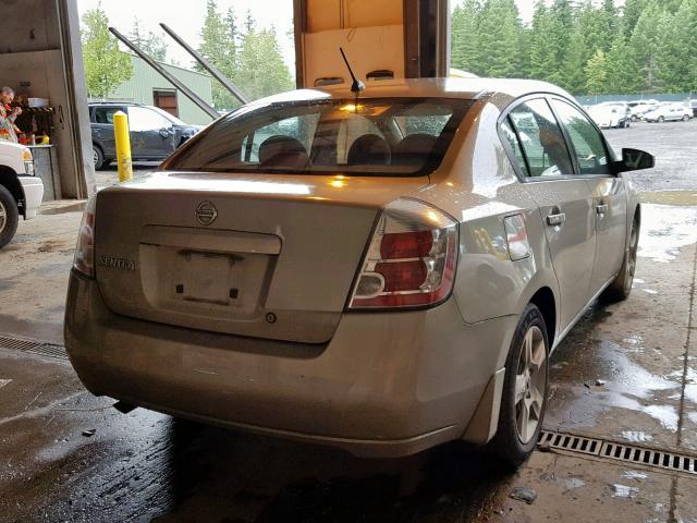 3N1AB61E28L615288 - 2008 NISSAN SENTRA 2.0 TAN photo 4