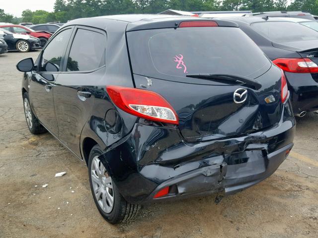 JM1DE1KY9E0172904 - 2014 MAZDA MAZDA2 SPO BLACK photo 3