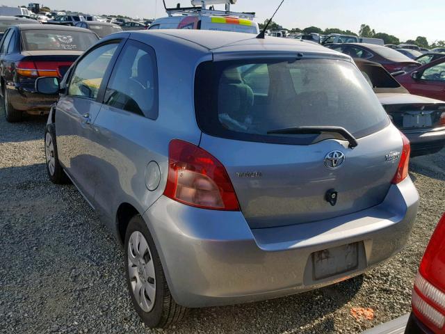 JTDJT923575107940 - 2007 TOYOTA YARIS GRAY photo 3