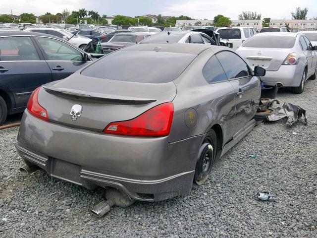 JNKCV64E38M129098 - 2008 INFINITI G37 BASE GRAY photo 4