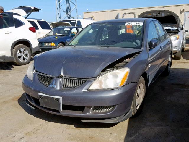 JA3AJ26E95U026076 - 2005 MITSUBISHI LANCER ES GRAY photo 2