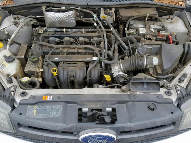 1FAHP3GNXAW288955 - 2010 FORD FOCUS SES SILVER photo 7