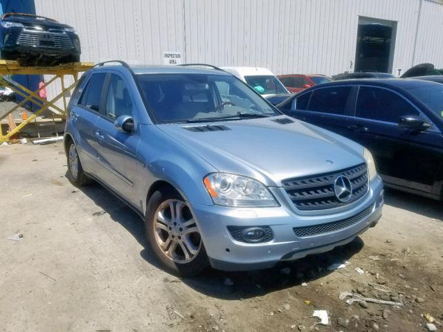 4JGBB86E06A081780 - 2006 MERCEDES-BENZ ML 350 BLUE photo 1