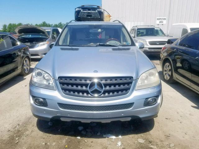 4JGBB86E06A081780 - 2006 MERCEDES-BENZ ML 350 BLUE photo 9