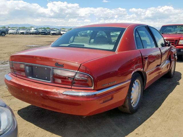 1G4CW52K3X4633842 - 1999 BUICK PARK AVENU BURGUNDY photo 4