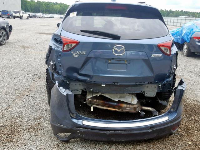 JM3KE2CY0G0685982 - 2016 MAZDA CX-5 TOURI BLUE photo 9