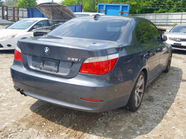 WBANW13509C161619 - 2009 BMW 535 I GRAY photo 4