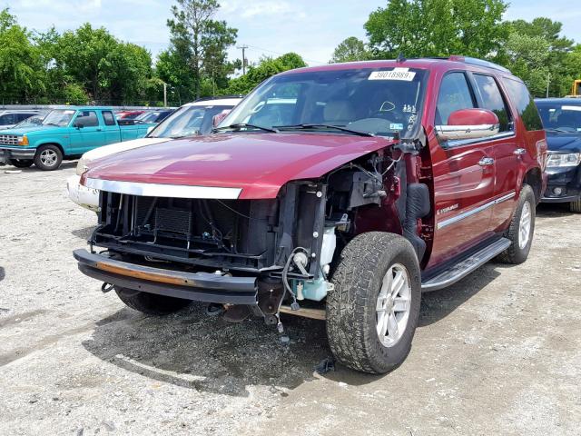 1GYFK63867R183218 - 2007 CADILLAC ESCALADE L RED photo 2