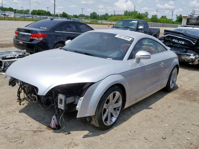 TRUDD38J381002938 - 2008 AUDI TT 3.2 QUA SILVER photo 2