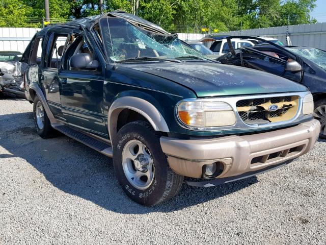 1FMZU64P21UB21396 - 2001 FORD EXPLORER E GREEN photo 1