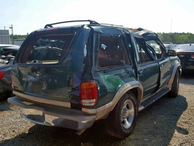 1FMZU64P21UB21396 - 2001 FORD EXPLORER E GREEN photo 4