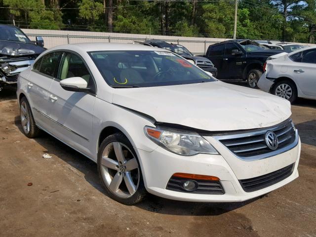 WVWHN7AN6CE525207 - 2012 VOLKSWAGEN CC LUXURY WHITE photo 1